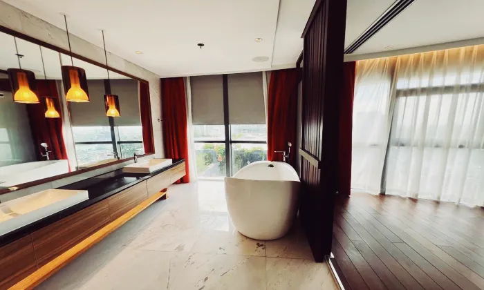 Penthouse City Garden Apartment For Rent in Binh Thanh District HCM 345sqm 8,000 USD/month