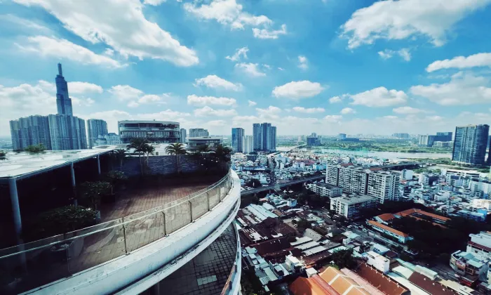Penthouse City Garden Apartment For Rent in Binh Thanh District HCM 345sqm 8,000 USD/month