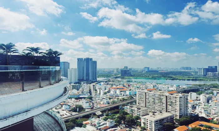 Penthouse City Garden Apartment For Rent in Binh Thanh District HCM 345sqm 8,000 USD/month