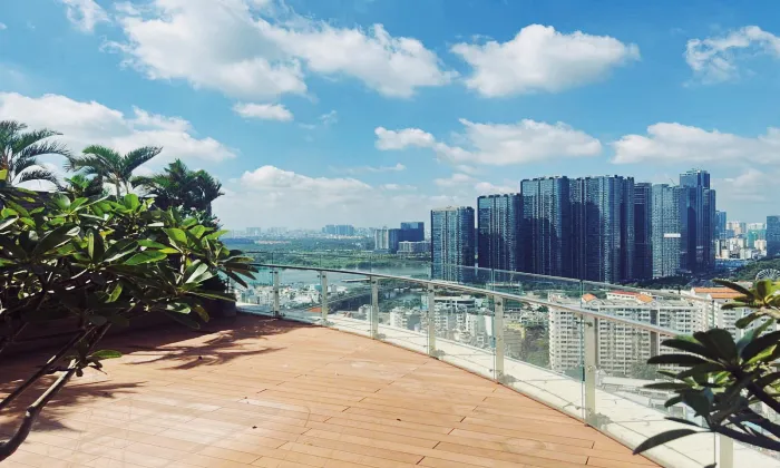 Penthouse City Garden Apartment For Rent in Binh Thanh District HCM 345sqm 8,000 USD/month