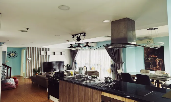 Renovation 4 Bedroom Duplex Masteri Thao Dien Apartment For Rent HCM 170sqm 2,800 USD/month