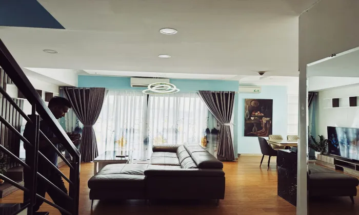 Renovation 4 Bedroom Duplex Masteri Thao Dien Apartment For Rent HCM 170sqm 2,800 USD/month