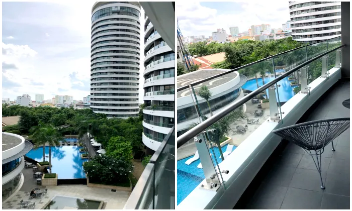 Good Decoration 01 Bedroom City Garden Apartment For rent HCM 70sqm 1,200 USD/month