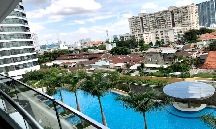 Good Decoration 01 Bedroom City Garden Apartment For rent HCM 70sqm 1,200 USD/month