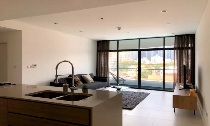 Good Decoration 01 Bedroom City Garden Apartment For rent HCM 70sqm 1,200 USD/month