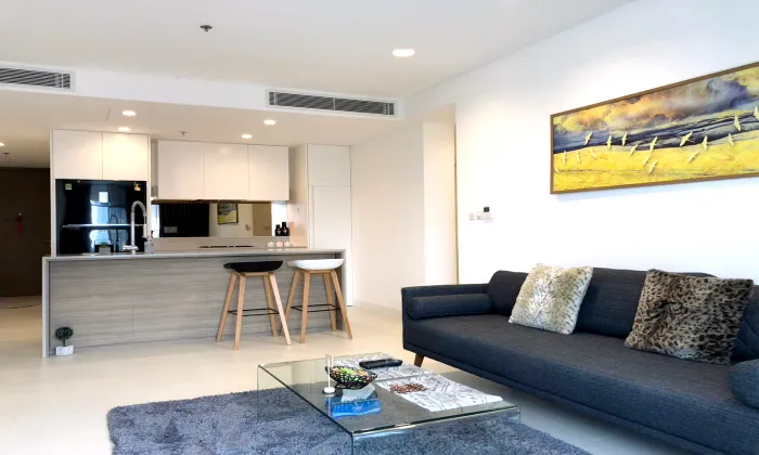 Good Decoration 01 Bedroom City Garden Apartment For rent HCM 70sqm 1,200 USD/month
