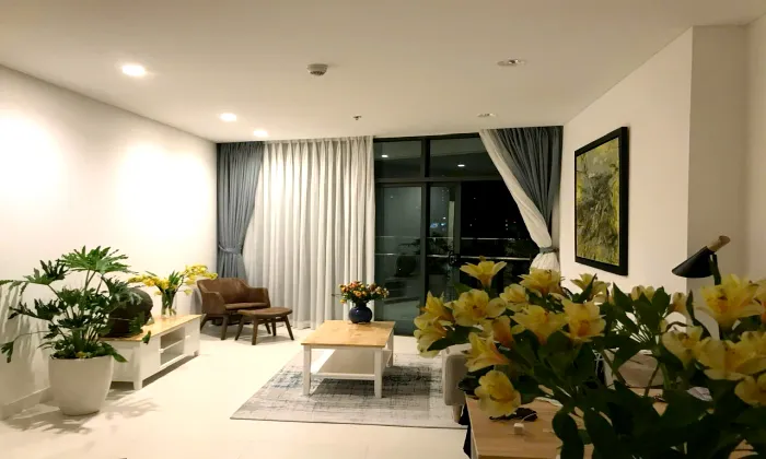 Nice View One Bedroom City Garden Apartment For Rent in Binh Thanh HCM 70sqm 1,100 USD/month