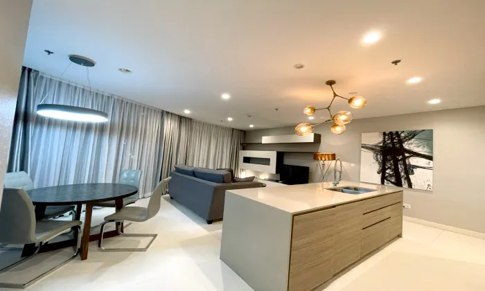 View to Saigon City 02 Bedroom Apartment For Rent in City Garden HCM 105sqm 1,400 USD/month