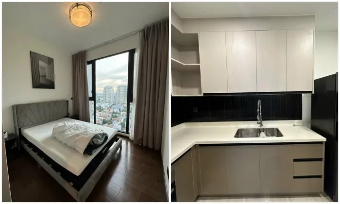 High Floor 01 Bedroom d'Edge Thao Dien Apartment For Rent HCMC 57sqm 1,100 USD/month