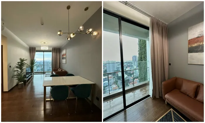 High Floor 01 Bedroom d'Edge Thao Dien Apartment For Rent HCMC 57sqm 1,100 USD/month