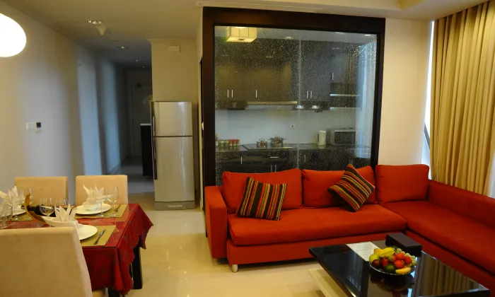 Two Bedroom Apartment For Rent in Mayfair Suites Serviced Apartment HCM 68sqm 1,100 USD/month