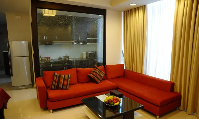 Two Bedroom Apartment For Rent in Mayfair Suites Serviced Apartment HCM 68sqm 1,100 USD/month