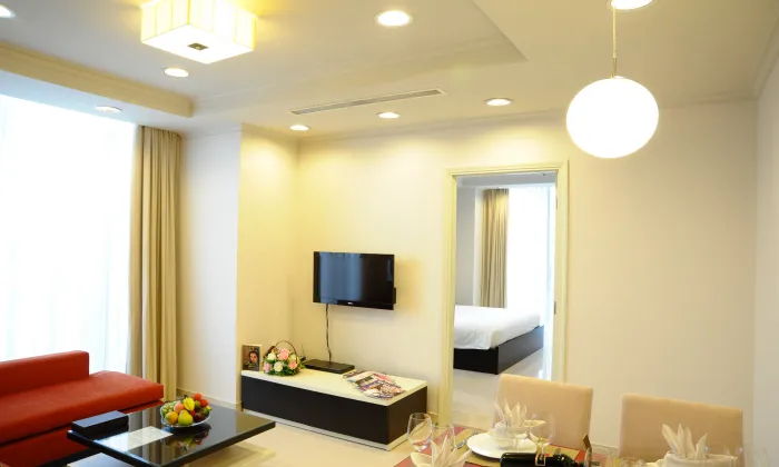 Two Bedroom Apartment For Rent in Mayfair Suites Serviced Apartment HCM 68sqm 1,100 USD/month