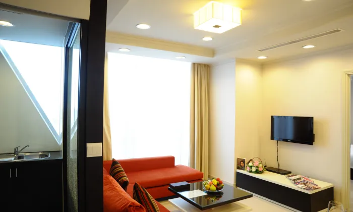 Two Bedroom Apartment For Rent in Mayfair Suites Serviced Apartment HCM 68sqm 1,100 USD/month