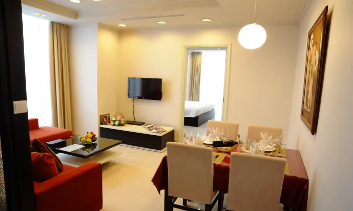 Two Bedroom Apartment For Rent in Mayfair Suites Serviced Apartment HCM 68sqm 1,100 USD/month