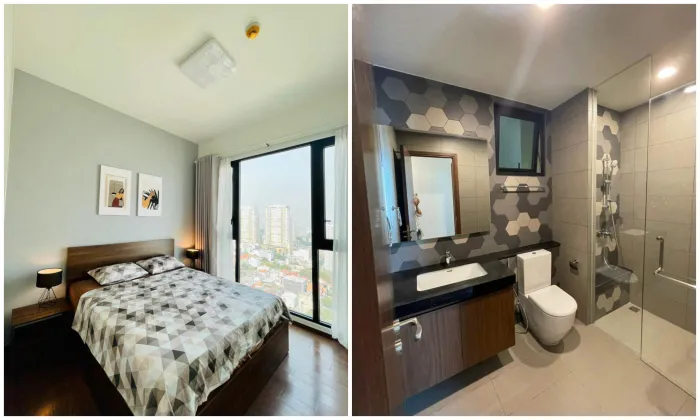 Good Furniture 02 Bedroom d'Edge Thao Dien Apartment For Rent HCM 92sqm 1,500 USD/month