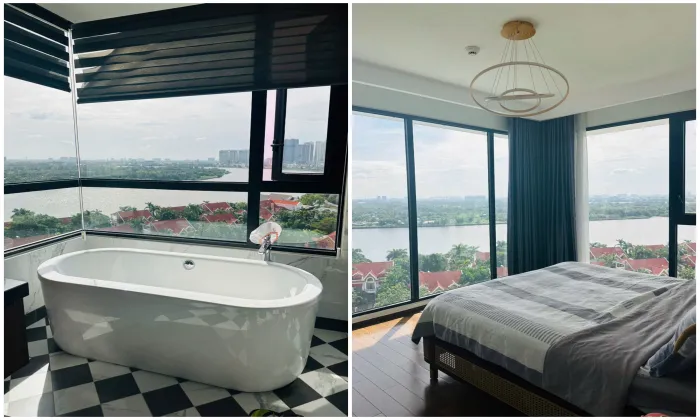Fully Furnished Four Bedroom Apartment For Rent in d'Edge Thao Dien HCM 188sqm 5,600 USD/month