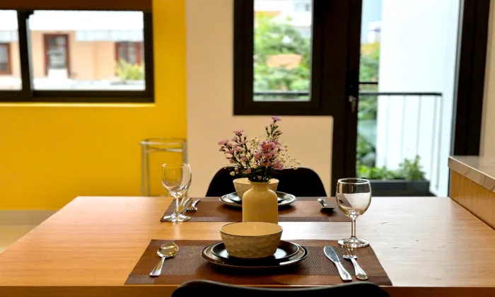 One Bedroom Riviera Homes Serviced Apartment For Rent in Thao Dien HCm 55sqm 640 USD/month