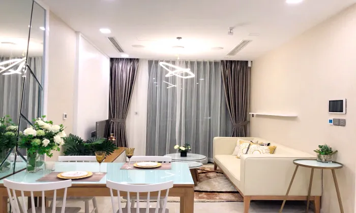 New and Modern One Bedroom Vinhome Golden River For Rent HCM 50sqm 900 USD/month