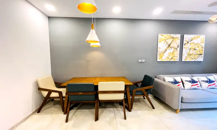 02 Bedroom Apartment River View Vinhome Bason For Rent in HCMC 72sqm 1,100 USD/month
