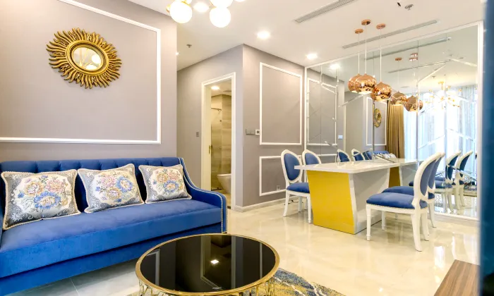 Good Rent 02 Bedroom Low Floor in Vinhome Golden River HCMC 75sqm 1,100 USD/month