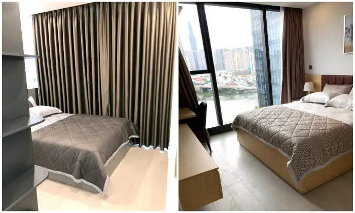 Full View To Canal and Landmark 81 02 Bedroom Vinhome Golden River HCM 72sqm 1,300 USD/month