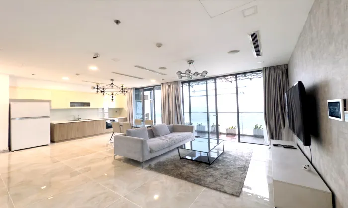 Cool View Good View Three Bedrooms Vinhome Golen River For Rent HCM 121sqm 2,700 USD/month