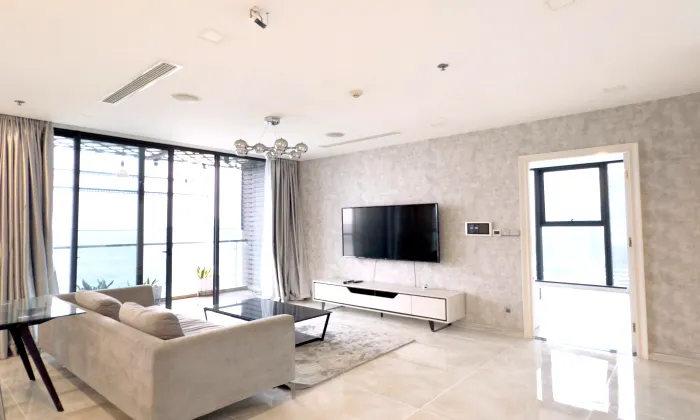 Cool View Good View Three Bedrooms Vinhome Golen River For Rent HCM 121sqm 2,700 USD/month