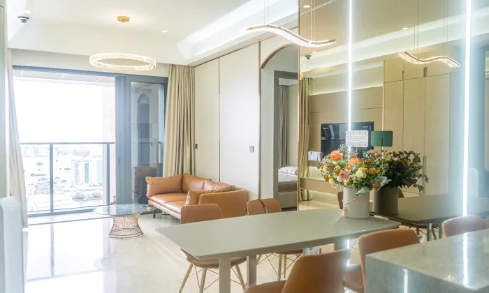 Western Interior 02 Bedroom The Mara District 1 For Rent in HCMC 74sqm 1,920 USD/month