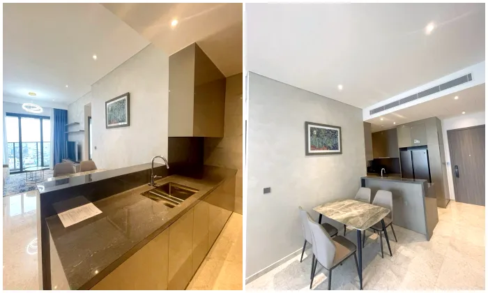 Simply Furniture 02 Bedroom The Marq District 1 Apartment For Rent HCM 74sqm 1,750 USD/month