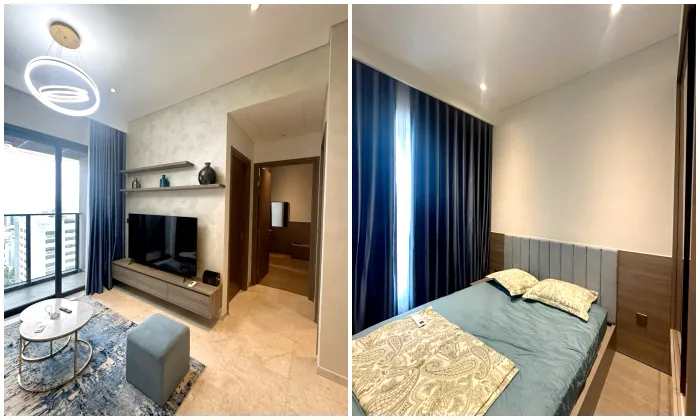 Simply Furniture 02 Bedroom The Marq District 1 Apartment For Rent HCM 74sqm 1,750 USD/month