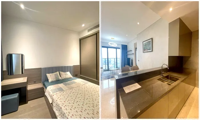 Simply Furniture 02 Bedroom The Marq District 1 Apartment For Rent HCM 74sqm 1,750 USD/month