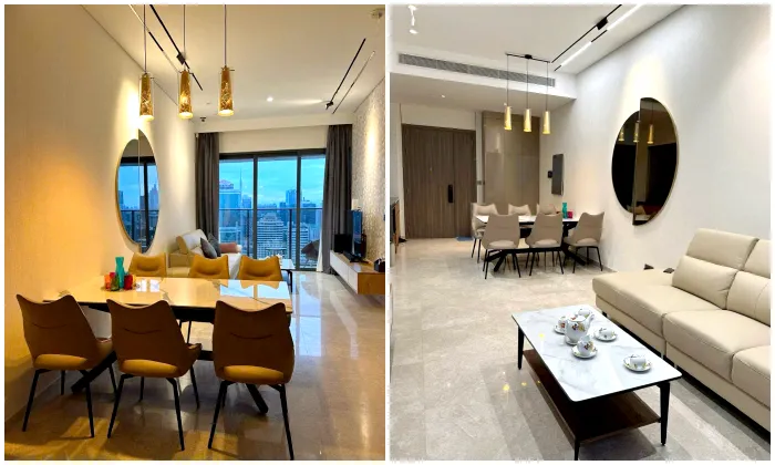 Big Size Three Bedroom The Marq District 1 For Rent in HCMC 128sqm 3,000 USD/month