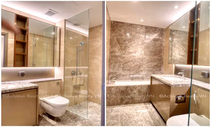 Big Size Three Bedroom The Marq District 1 For Rent in HCMC 128sqm 3,000 USD/month