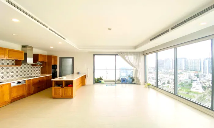 Unfurnished River View Three Bedroom Apartment For Rent HCM 120sqm 1,400 USD/month