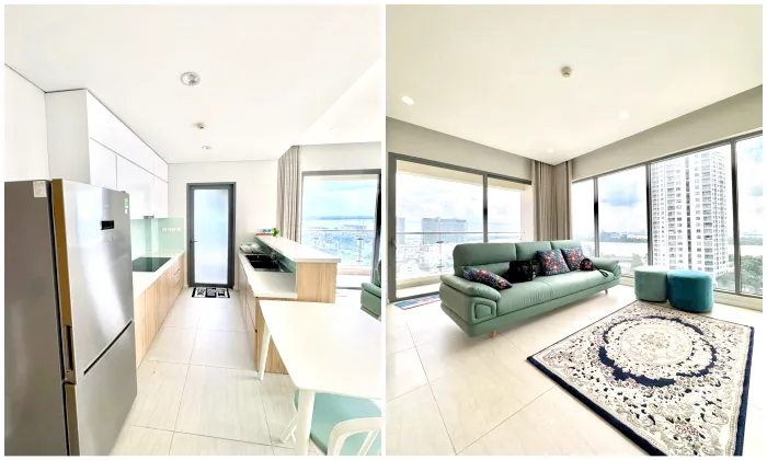 Corner Canary 02 Bedroom Apartment For Rent Diamond Island HCM 86sqm 1,000 USD/month