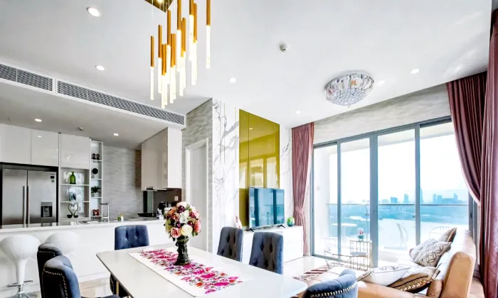 117sqm 03 Bedroom Diamond Apartment For Rent HCMC 2,000 USD/month