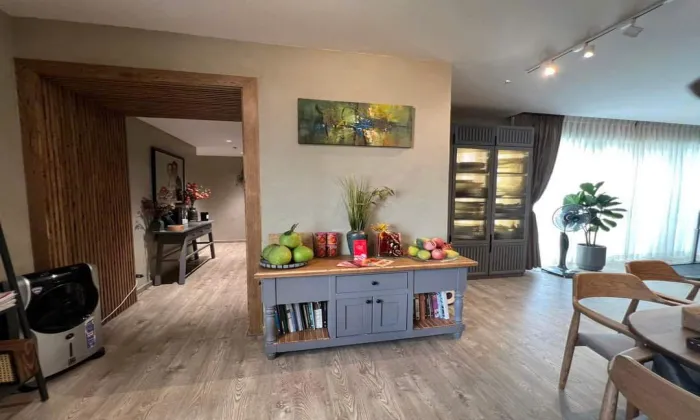 Wooden Floor 220Sqm Three Bedroom Apartment For Rent in Diamond Island 75,000,000 VND/month
