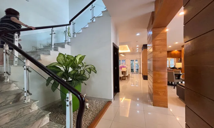 Furnished Villa For Rent in 215 Nguyen Van Huong Thao Dien HCM 500sqm 4,500 USD/month