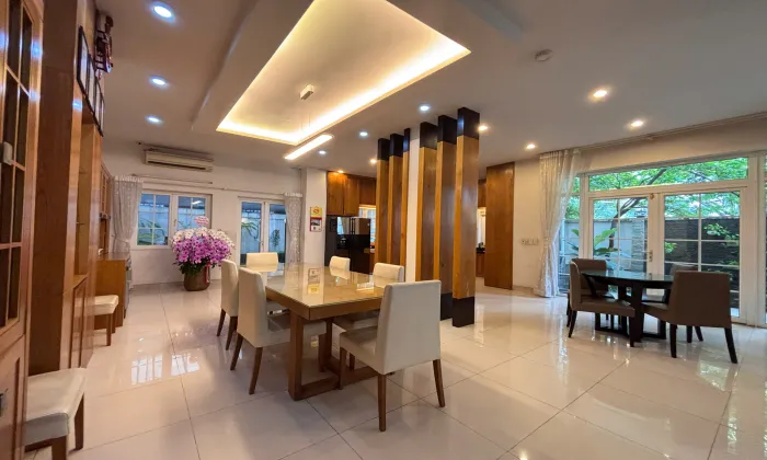 Furnished Villa For Rent in 215 Nguyen Van Huong Thao Dien HCM 500sqm 4,500 USD/month