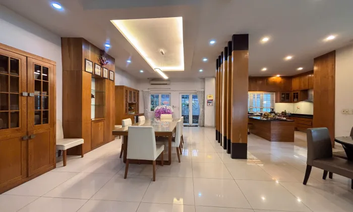 Furnished Villa For Rent in 215 Nguyen Van Huong Thao Dien HCM 500sqm 4,500 USD/month