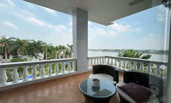 River Front Villa For Rent in Phu Tuong Compound Thao Dien HCMC 650sqm 4,400 USD/month