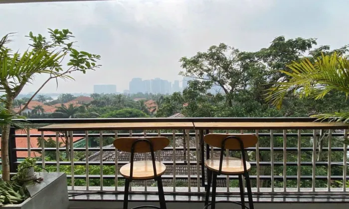 Nice balcony House for rent in Street 1 Lang Bao Chi Thao Dien HCMC 250sqm 1,400 USD/month