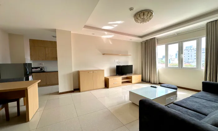 Spacious One Bedroom Khanh Gia Apartment For Rent in District 3 HCMC 60sqm 800 USD/month