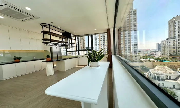 Penthouse Two Bedroom Genuss Serviced Apartment For Rent Thao Dien HCM 110sqm 1,700 USD/month
