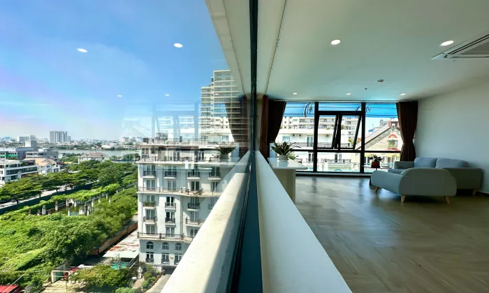 Penthouse Two Bedroom Genuss Serviced Apartment For Rent Thao Dien HCM 110sqm 1,700 USD/month
