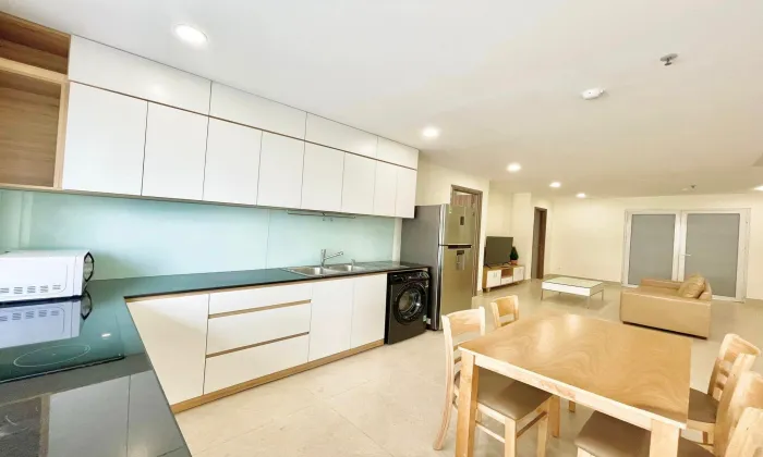 Big Size Three Bedroom Sunny Apartment For Rent in Thao Dien HCM 125sqm 1,000 USD/month