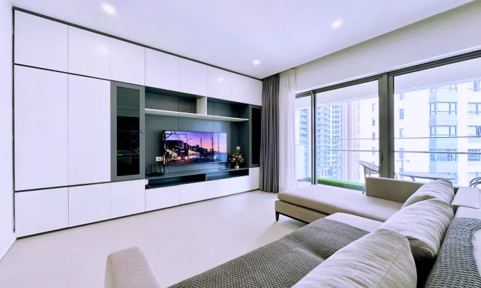 High Floor 02 Bedroom Gateway Apartment For Rent Thao Dien HCM 90sqm 1,400 USD/month