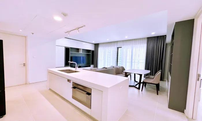 High Floor 02 Bedroom Gateway Apartment For Rent Thao Dien HCM 90sqm 1,400 USD/month