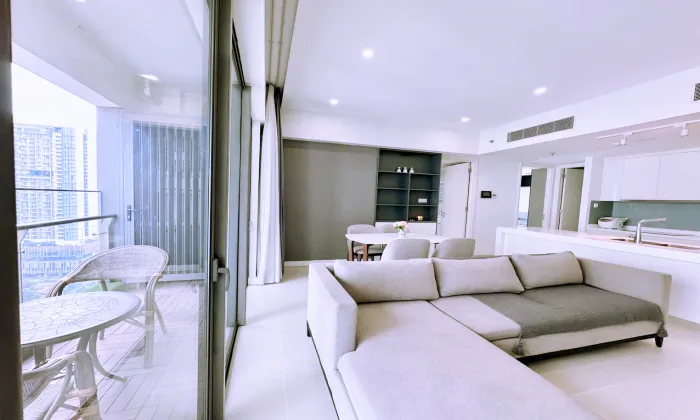 High Floor 02 Bedroom Gateway Apartment For Rent Thao Dien HCM 90sqm 1,400 USD/month
